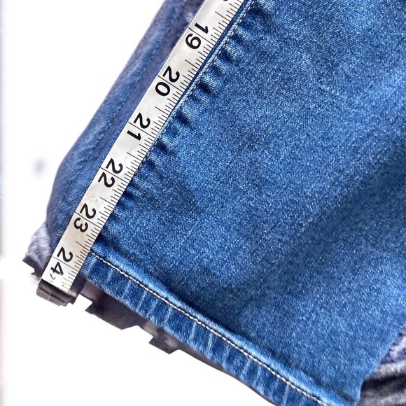 D Jeans Womens Slim Skinny Blue Stretch Dark Wash Mid Rise Denim 10 - Picture 2 of 7